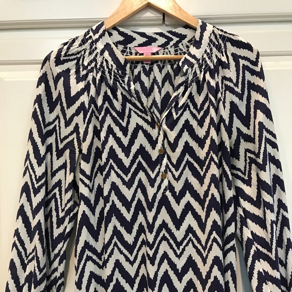 Lilly Pulitzer Elisa Silk Top!